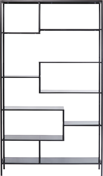 Regal schwarz - 115 x 195 cm - KARE Loft Schwarz