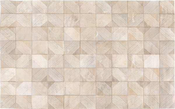 Teppich beige - 170 x 240 cm - KARE Parquet
