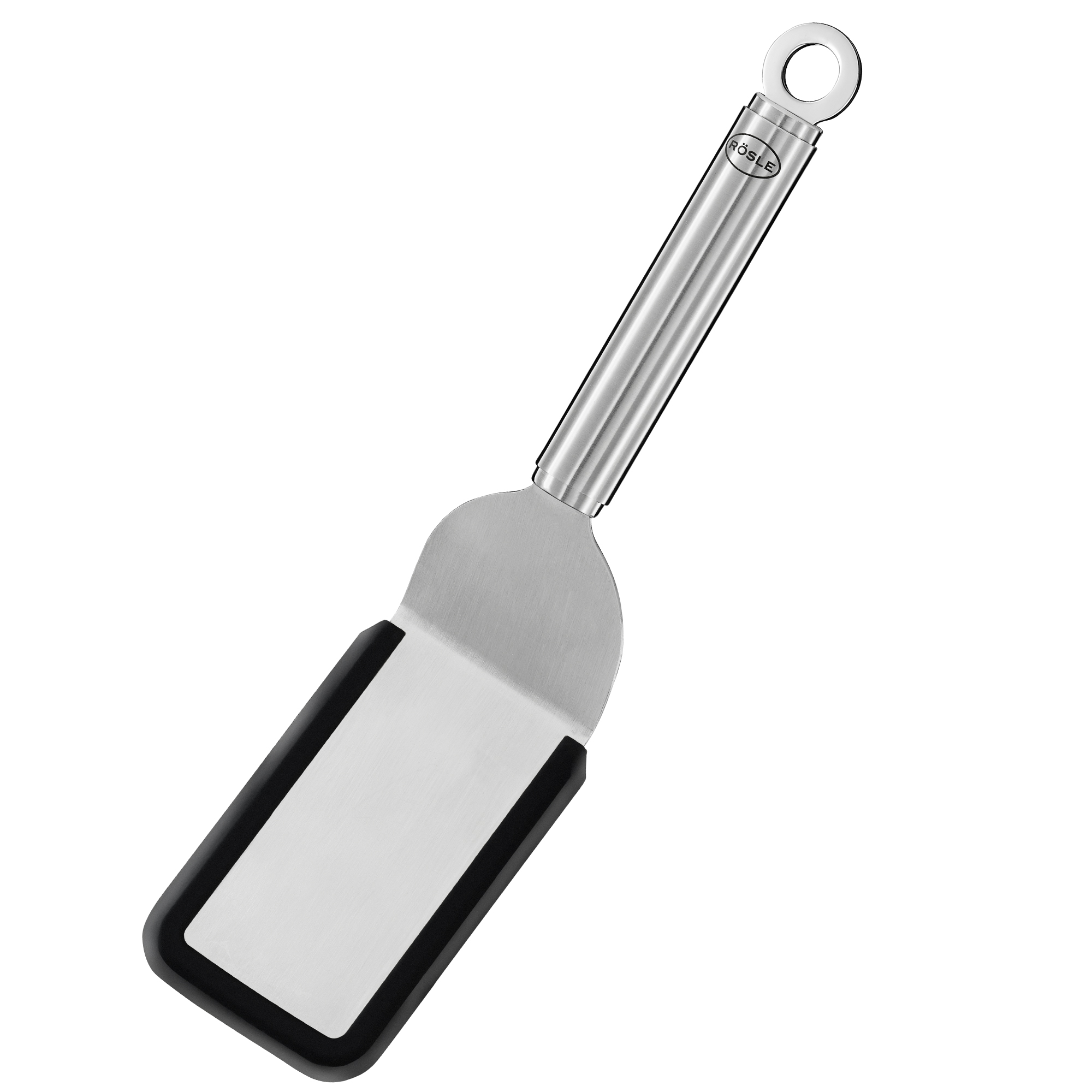 Rösle Edelstahl/Silikon Sandwich-Palette gekröpft 26cm