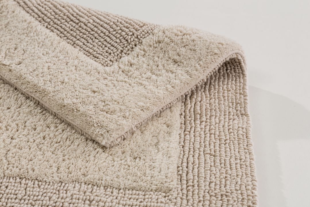 Schöner Wohnen Kollektion Badteppich Bordüre Beige , 60 x 90 cm, 1940055192006/18878