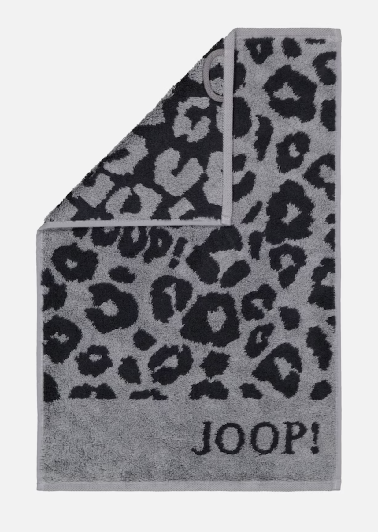 J! Joop Leo graphit Gästetuch anthrazit - Größe 30 × 50 cm – komfortables Format für vielseitige Anwendungen