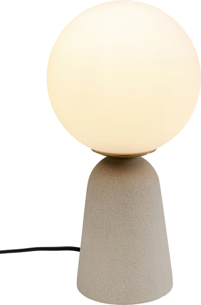 Tischleuchte beige - 33 cm - KARE Bollie Beige