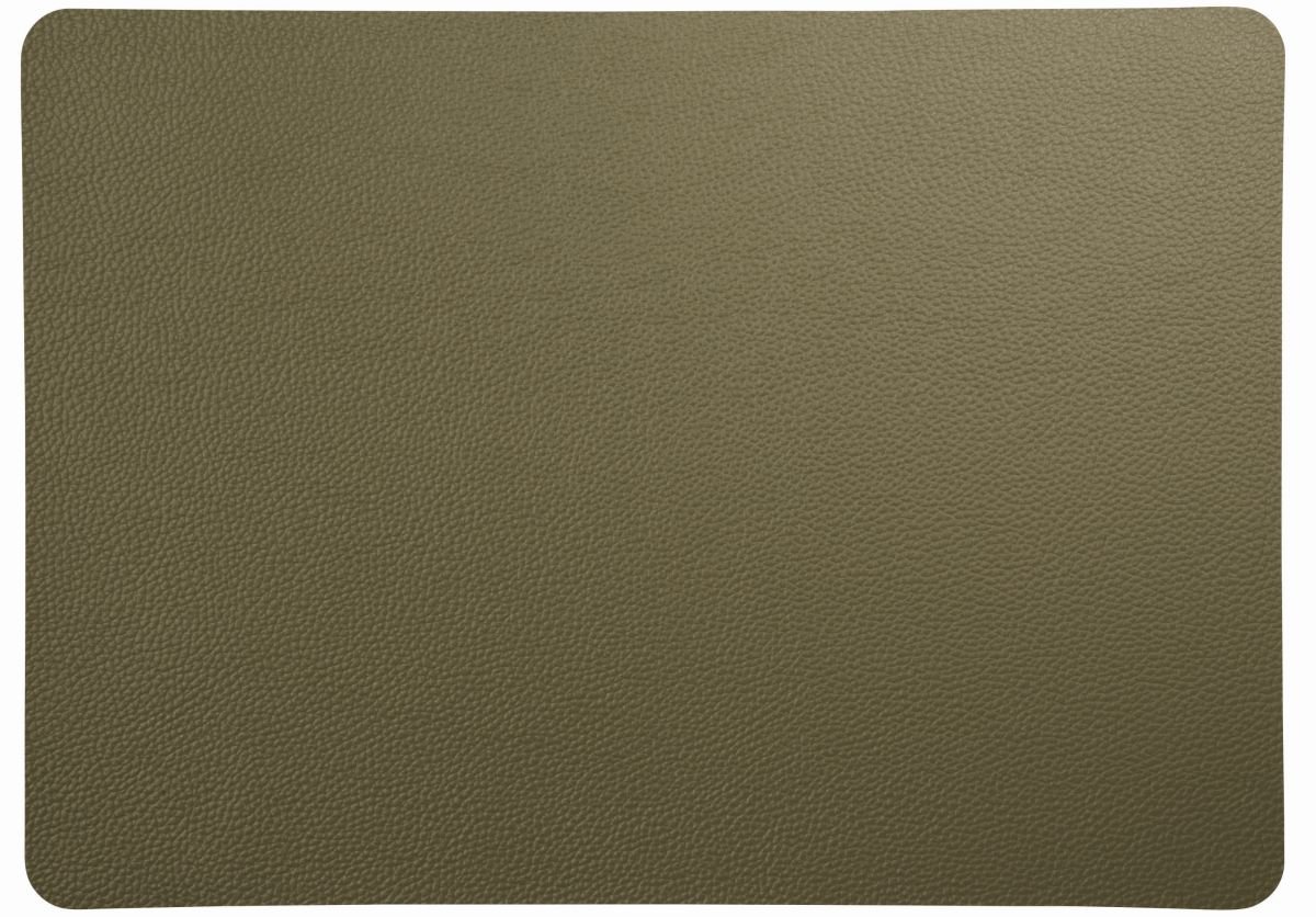 ASA Tischset Lederoptik rough olive 33x46cm