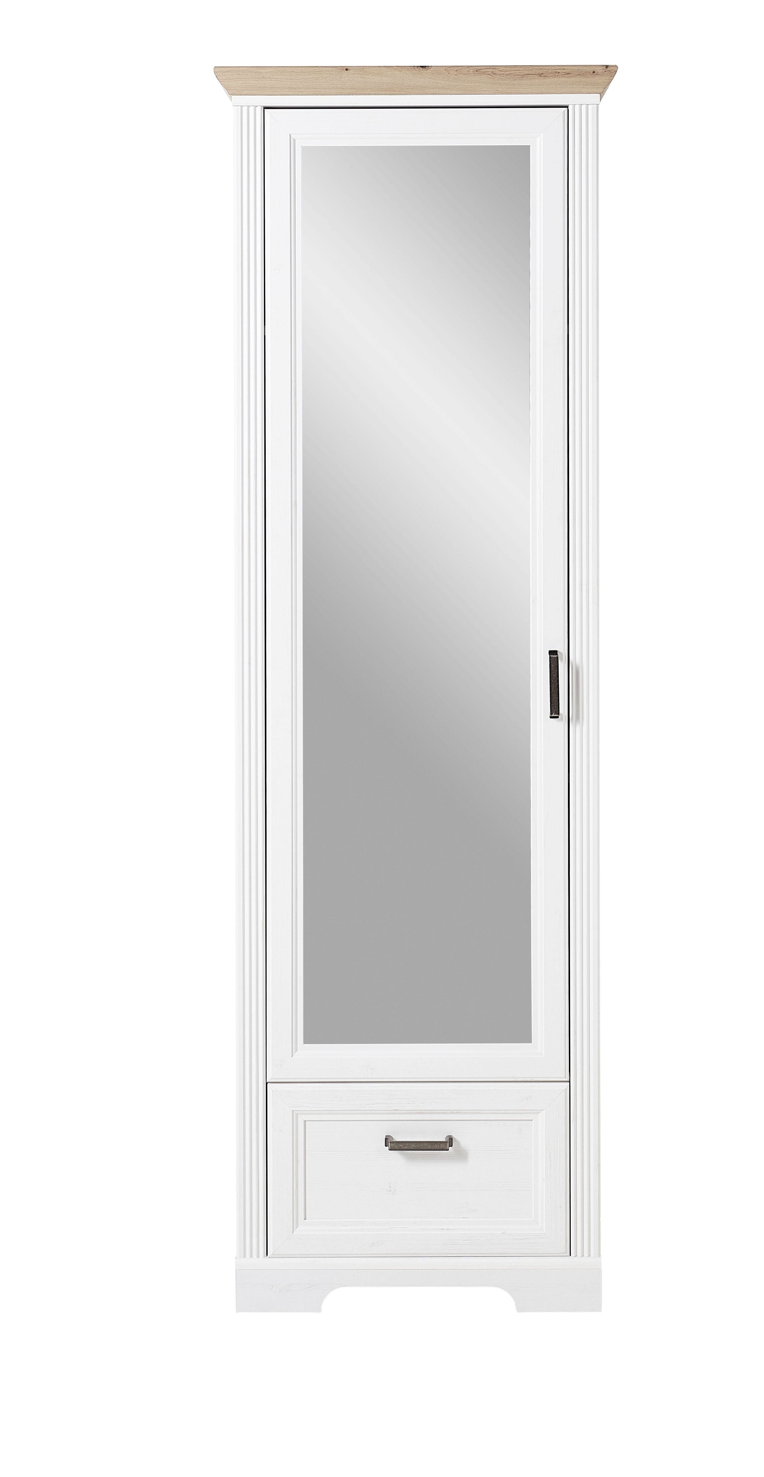 Innostyle Garderobenschrank Jasmin weiß 65 x 204 cm