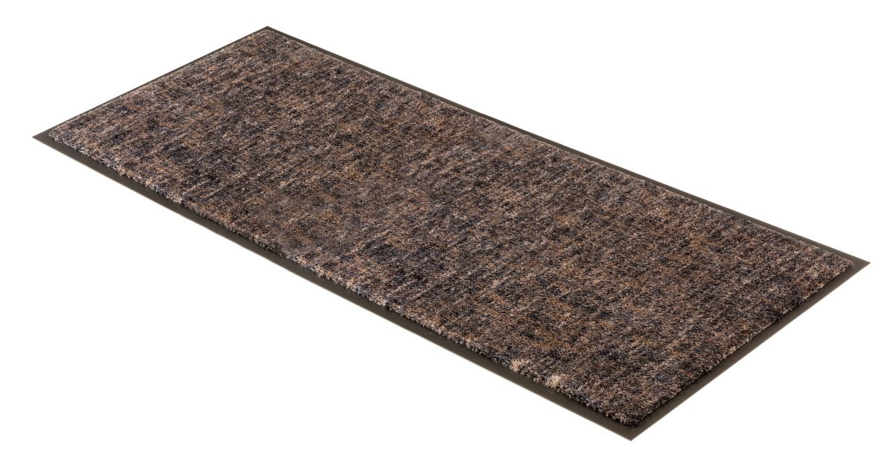 Schöner Wohnen Kollektion Fußmatte Gitter anthrazit-taupe, 67 x 100 cm, Miami 1688068003044
