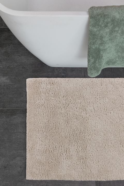 Schöner Wohnen Kollektion Badteppich Uni Beige , 67 x 110 cm, 1940070190006/18868