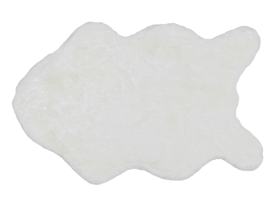 Schöner Wohnen Kollektion Dekofell Shaped Tender Weiß 60 x 90 cm