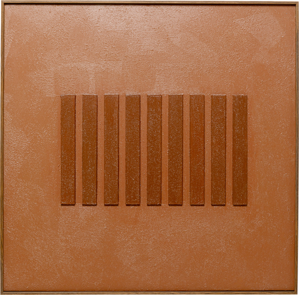 Leinwandbild 100x100cm braun - 100 x 100 cm - KARE Art Row Braun
