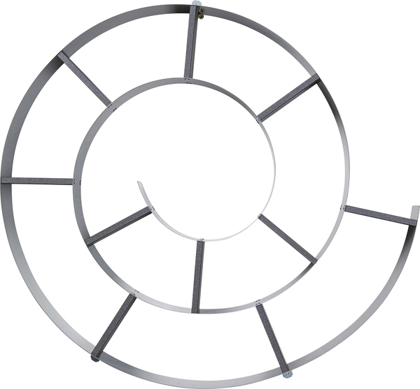 Wandregal grau - KARE Snail Silver grau