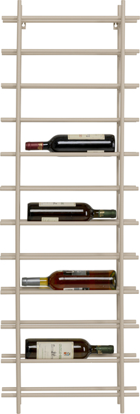 Weinregal beige - 45 x 136 cm - KARE Cape Town Hellgrau