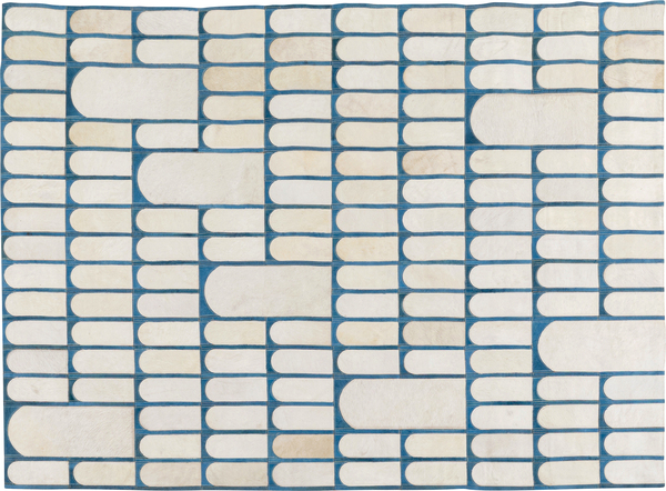 Teppich weiß - 170 x 240 cm - KARE Tile