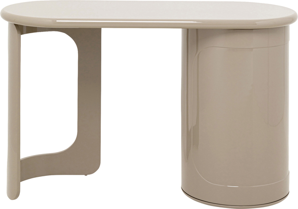 Schreibtisch grau - 120 x 80 cm - KARE Groove Taupe