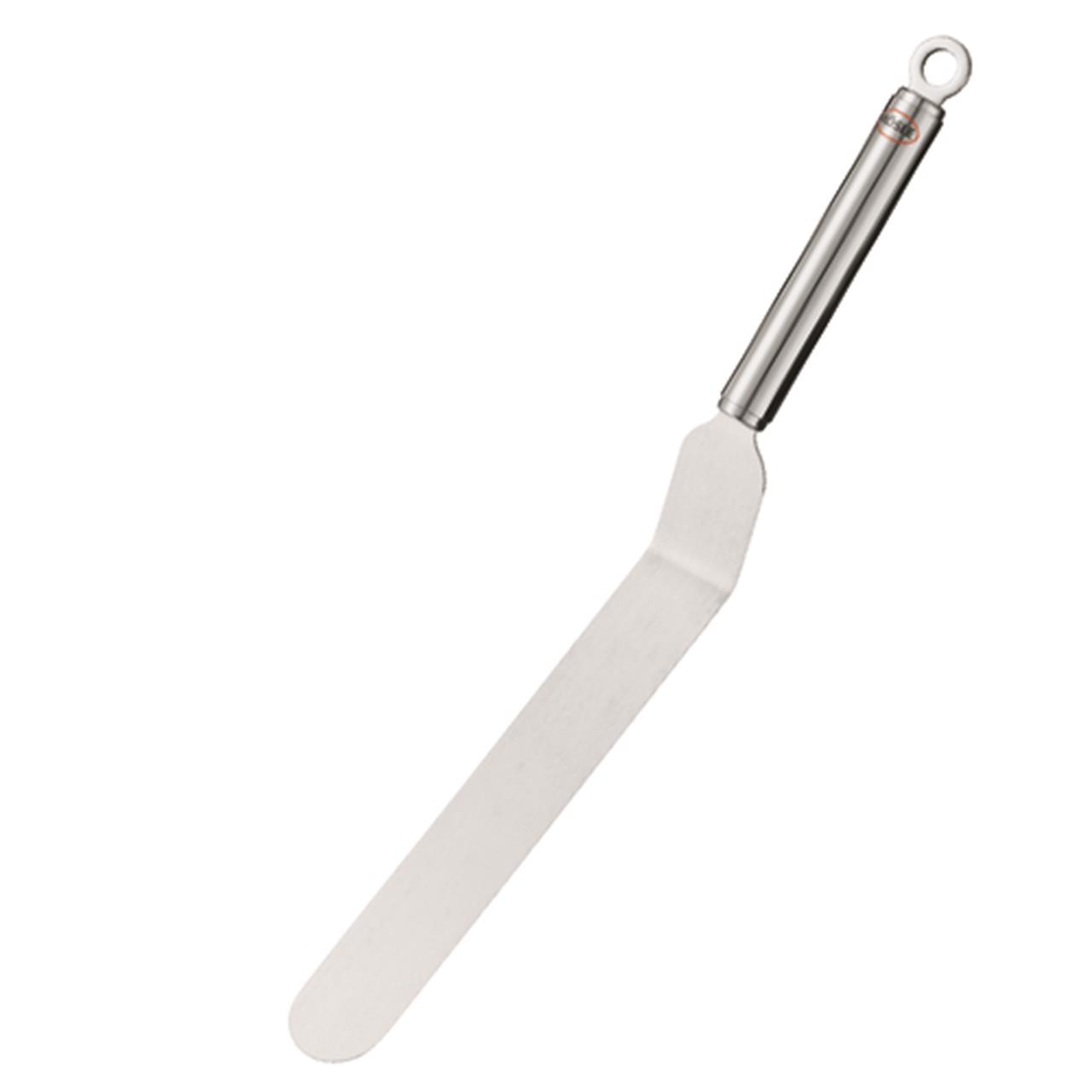 Rösle Edelstahl Streich-Palette gekröft 38cm