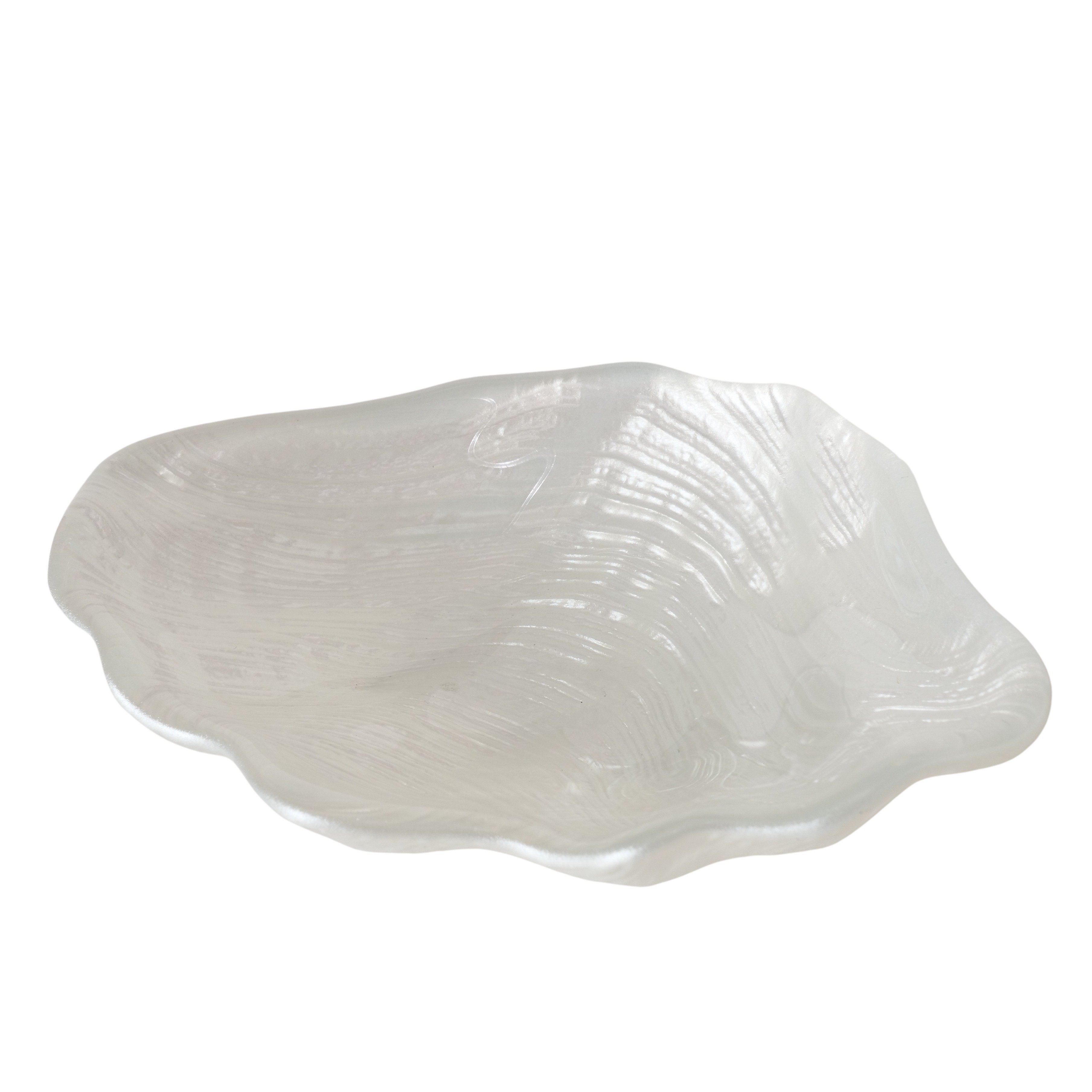 Boltze Schale Venus – Elegante Deko-Schale aus Glas mit weicher Wellenform