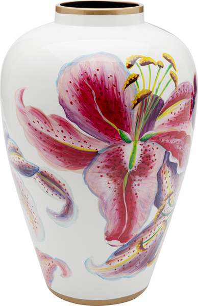 Vase mehrfarbig - 37 cm - KARE Lillies Pink