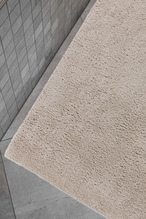 Schöner Wohnen Kollektion Badteppich Uni Beige , 67 x 110 cm, 1940070190006/18868
