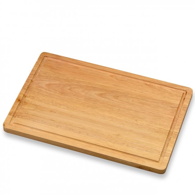 Justinus Schneidebrett WoodLine Gummibaum natur 35 x 23 cm
