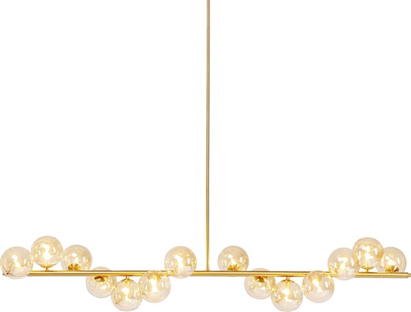 Hängeleuchte gold - 155 cm - KARE Scala Balls Brass