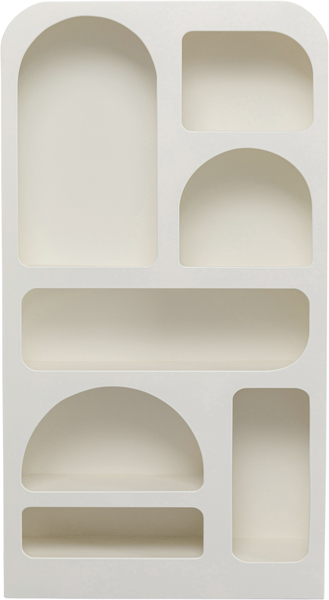Regal beige - KARE Paco Weiß 95x180cm