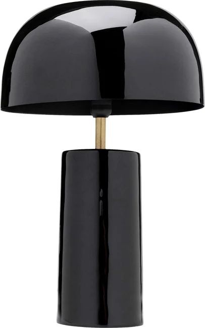 Tischleuchte grau - 38 cm - KARE Loungy Schwarz