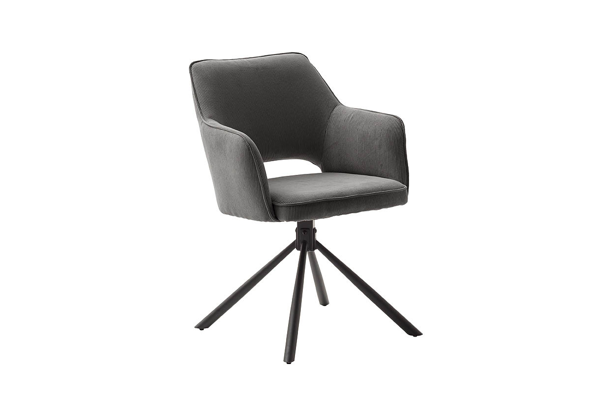 MCA furniture Armlehnstuhl drehbar Luzon anthrazit