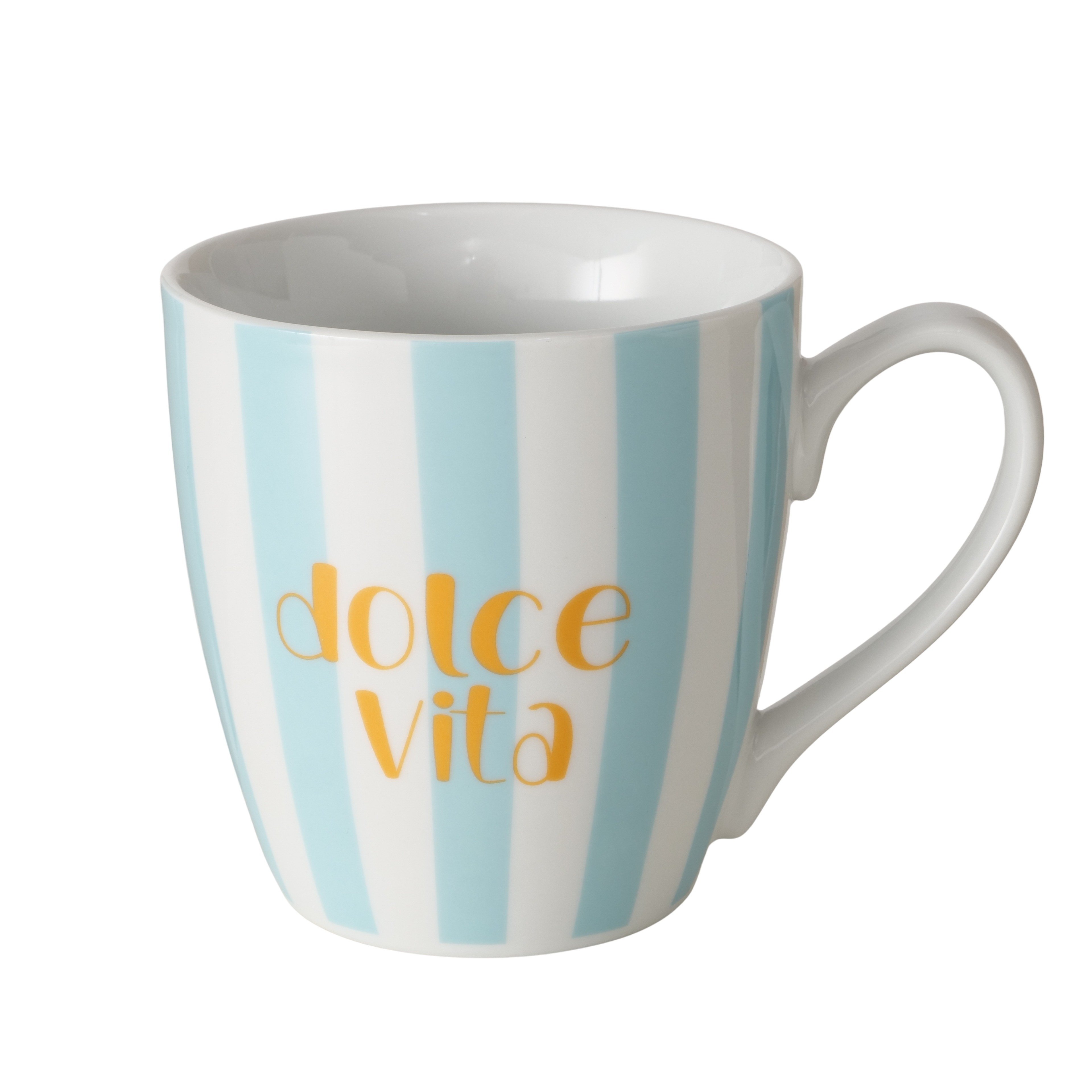 Boltze Jumbobecher Dolce Vita 480?ml – Großer Kaffeebecher im mediterranen Design