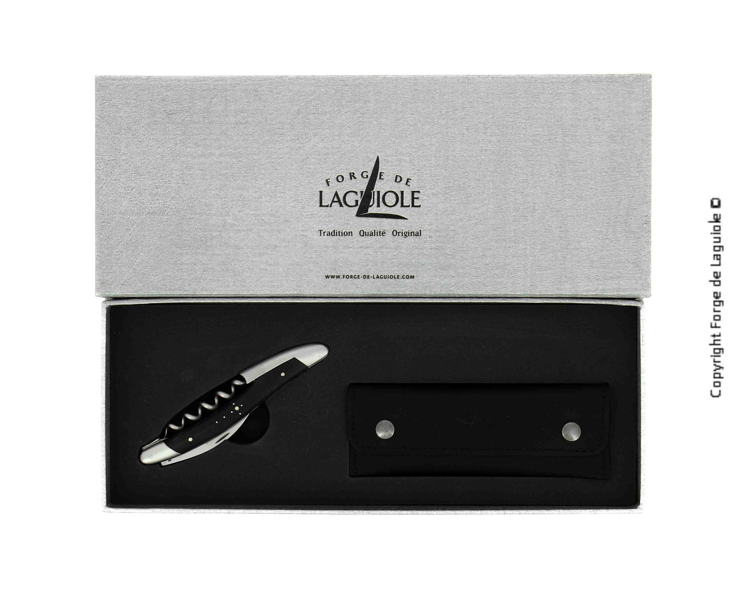 forge de laguiole Sommelier Messer Ebenholz
