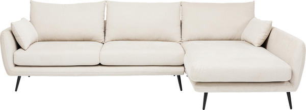 Ecksofa beige - 275 cm - KARE Amalfi Rechts Creme
