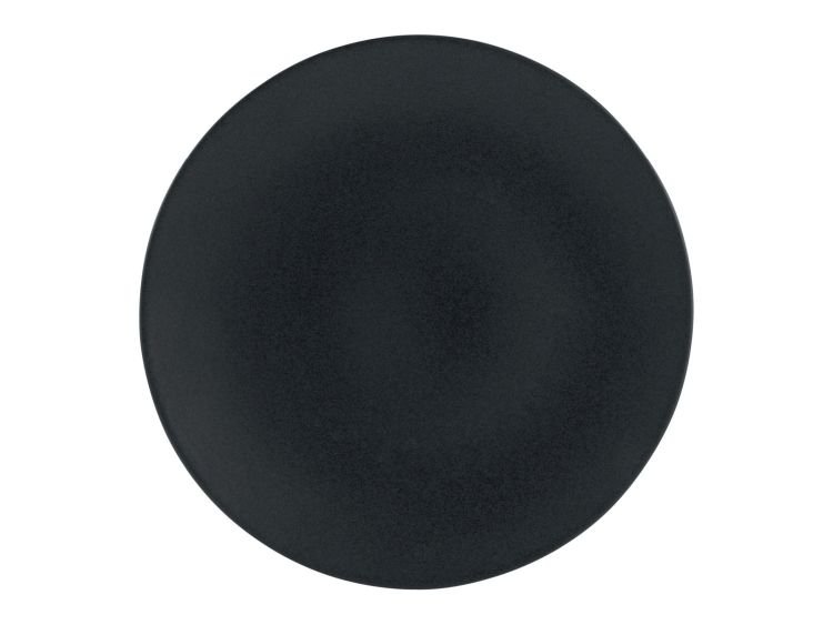 CreaTable Speiseteller flach Soft Touch Schwarz matt Ø 27 cm