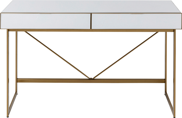 Schreibtisch gold - 120 x 50 cm - KARE Soran Gold