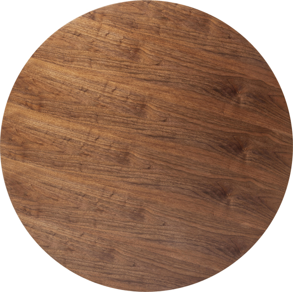 Tischplatte braun - Ø 120 cm - KARE Invitation Round Walnut