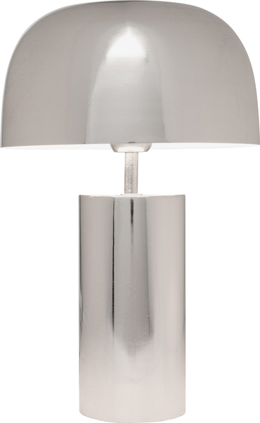 Tischleuchte silber - 38 cm - KARE Loungy Chrom
