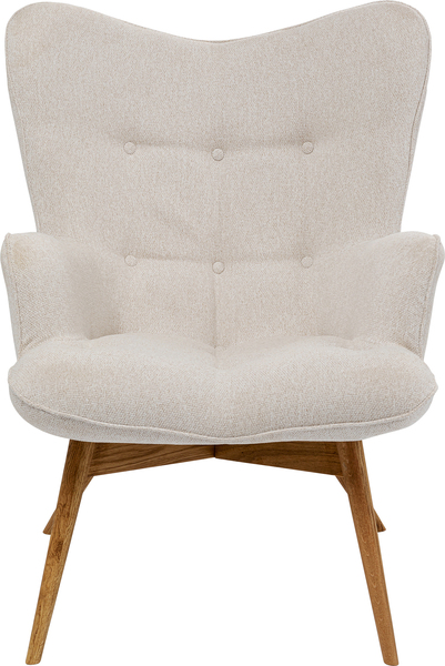 Sessel beige - KARE Vicky Creme