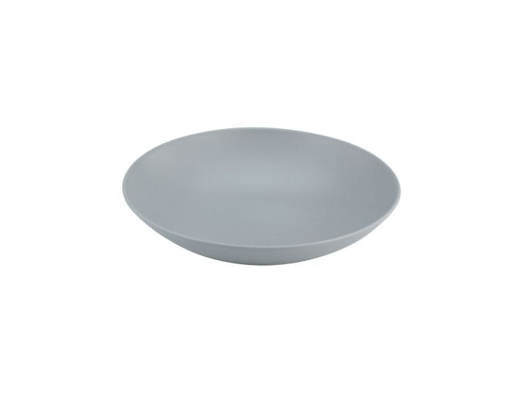 CreaTable Pastateller Soft Touch Grau matt Ø 23 cm