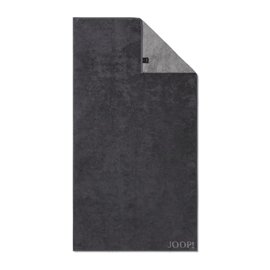Joop J! Classic Duschtuch anthrazit - Größe 80 × 150 cm – großzügiges Duschtuch für maximalen Komfort