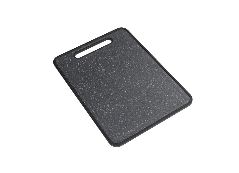 Justinus Schneidebrett CleanCut schwarz marmoriert 36 x 26 cm