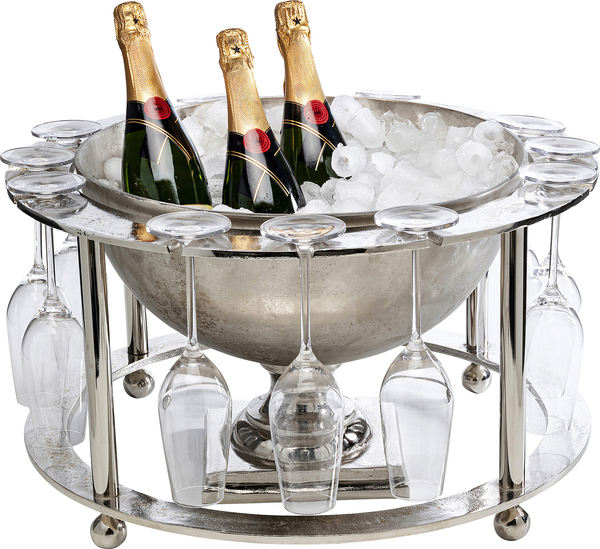 Weinkühler silber - KARE Champagne Time (2/tlg.)