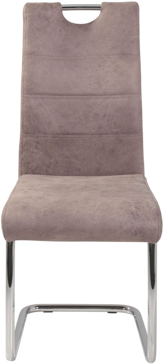 Schwingstuhl mit Griff - Farbe: Vintage beige -  Flora II S