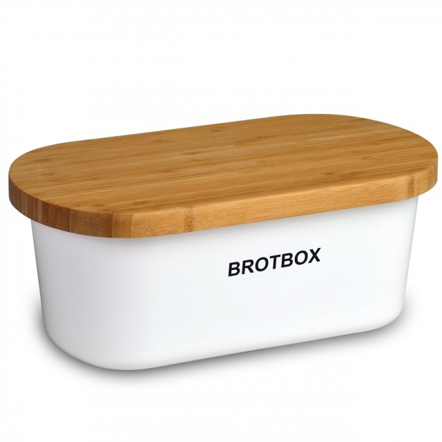 Justinus Brotbox LifeStyle weiß 36 x 20 cm