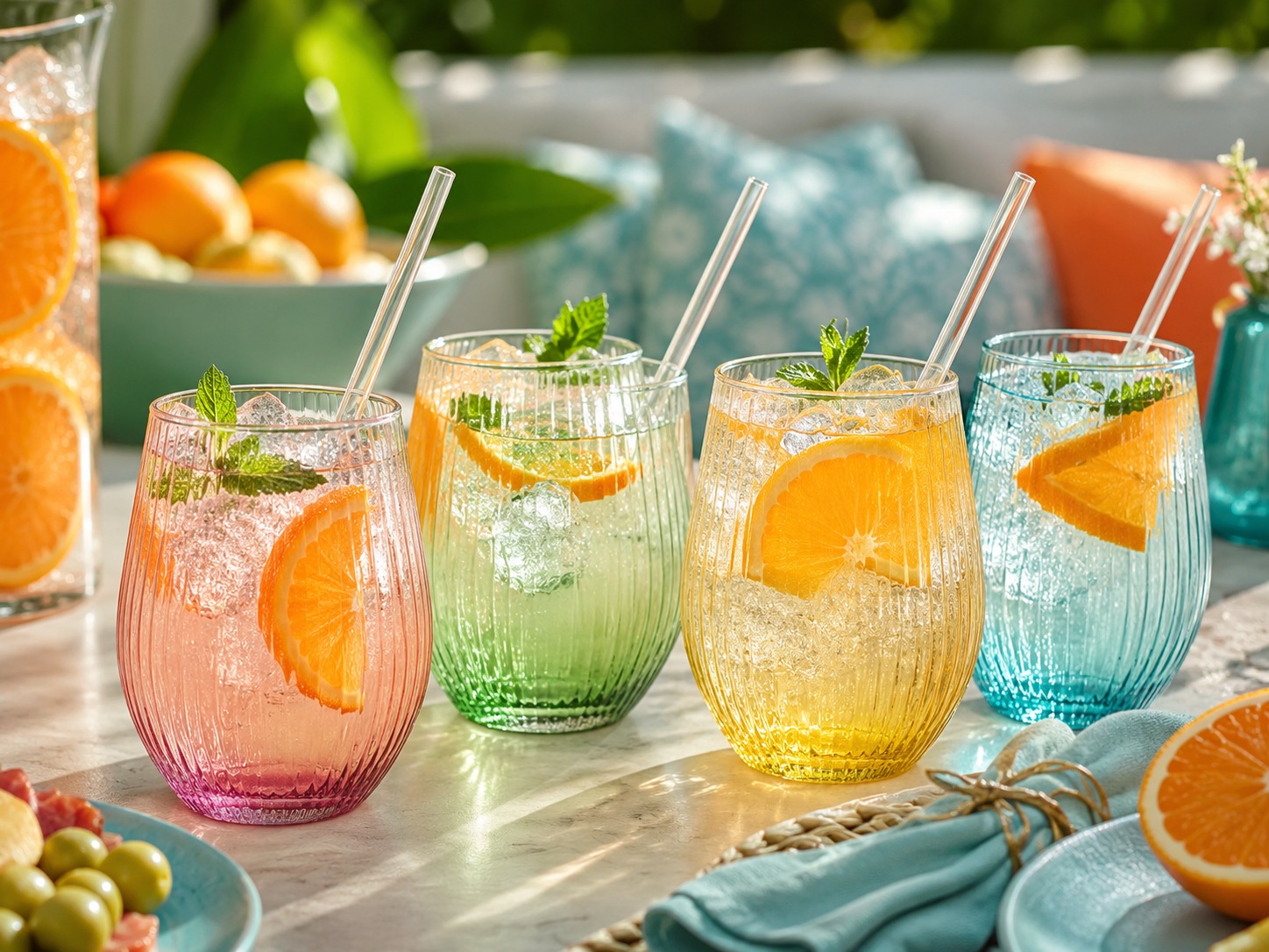 Glas Partyset 8-teilig Spritz Color Edition - 590ml - Ritzenhoff & Breker