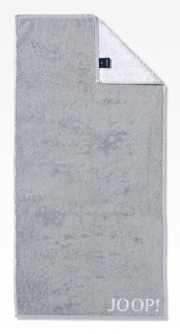 Joop J! Classic Handtuch silber - Größe 50 × 100 cm – klassische Handtuchgröße für Bad und Gäste