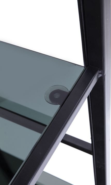 Regal schwarz - 115 x 195 cm - KARE Loft Schwarz
