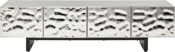 Lowboard silber - 180 x 45 cm - KARE Caldera