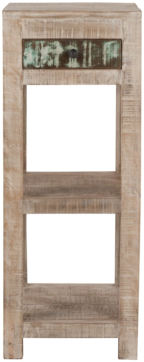 Unikat Blumensäule Antique weiß , 60 x 35 cm, UMA 1002..13