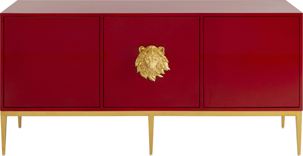 Sideboard rot - 160 x 80 cm - KARE Leone