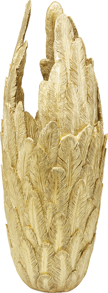 Vase gold - 91  cm - KARE Feathers Gold