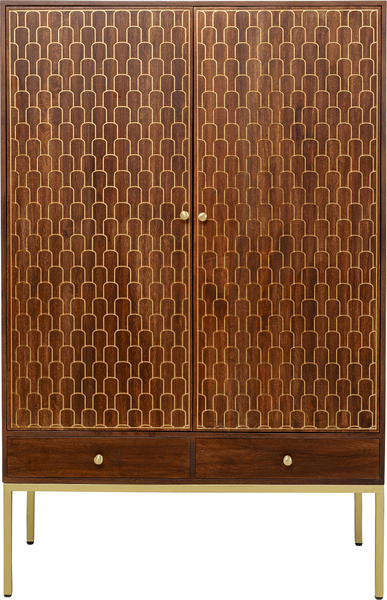 Kleiderschrank braun - KARE Muskat