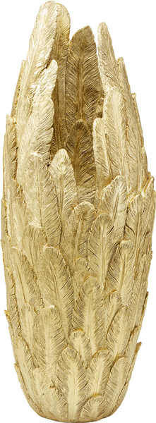 Vase gold - 80 - KARE Feathers Gold
