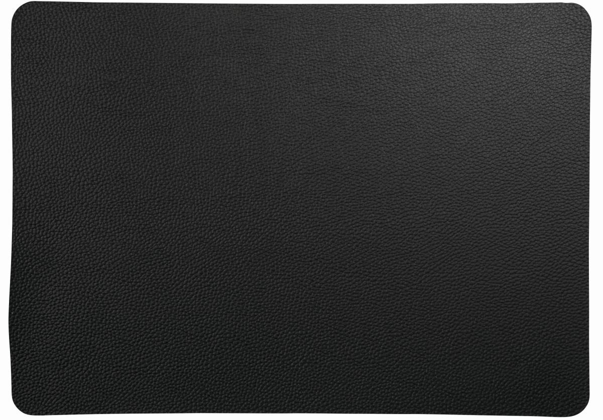 ASA Tischset Lederoptik rough black 33x46cm