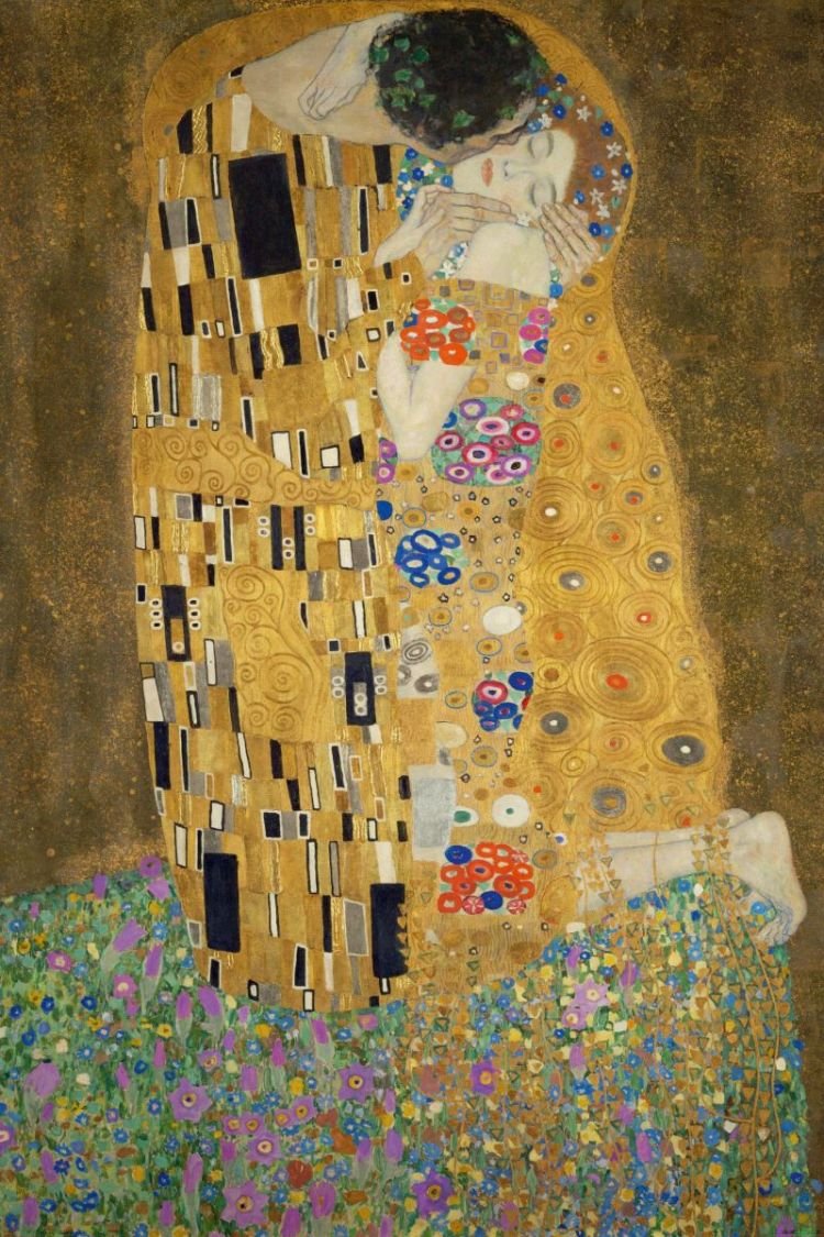 Reinders Wandbild 60x90  'Gustav Klimt - The Kiss' , 82931
